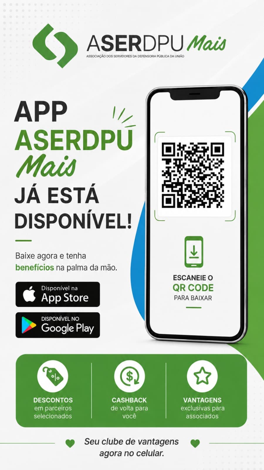 App ASERDPU Mais, o clube de benefícios e descontos para associados